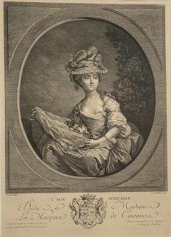 The Age Agreable engraving France Circa 1770 - 1431115