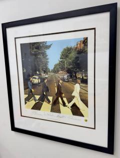 The Beatles Abbey Road Limited Edition Lithograph Plate Signed - 3785082