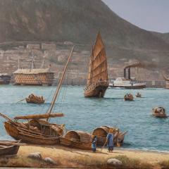 The Challenger Arrives off Kowloon Hong Kong by Rodney Charman - 1334273