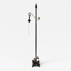 The Crest Company UNUSUAL ART DECO ARROW AND DEER FLOOR LAMP BY CREST - 1693433