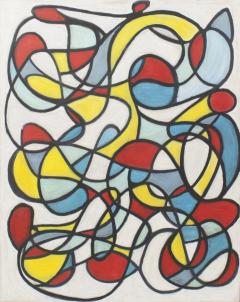 The Cyclist Acrylic Painting - 4528824