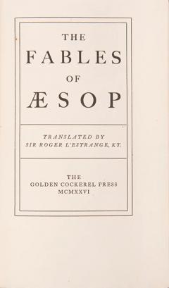 The Fables of Aesop  - 3686207