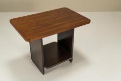 The Hague School Side Table In Mahogany The Netherlands 1930s - 3325816