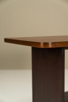 The Hague School Side Table In Mahogany The Netherlands 1930s - 3325818