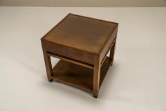 The Hague School Square Coffee Table In Oak The Netherlands 1930s - 3283292
