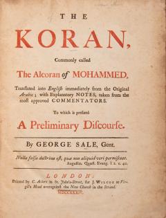 The Koran commonly called the Alcoran of Mohammed  - 3447154