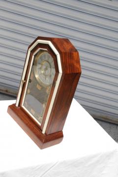 The New Haven Clock Company Antique Rosewood New Haven Clock Co Mantle Clock - 4215259