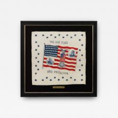 The Old Flag and Protection Benjamin Harrison Campaign Handkerchief 1888 - 3917568