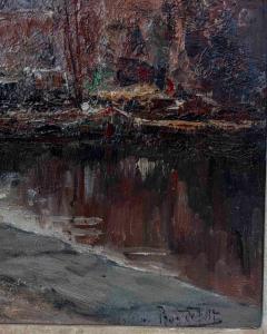 The Peniches Along The Canal Prosper De Wit 1860 1947  - 4615111