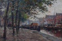 The Peniches Along The Canal Prosper De Wit 1860 1947  - 4615119