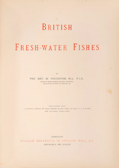 The Rev William HOUGHTON British fresh water fishes by The Rev William HOUGHTON - 3712254