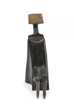 The Seer Limited Edition Bronze Brutalist Contemporary Figural Sculpture - 4195304