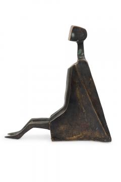 The Seer Limited Edition Bronze Brutalist Contemporary Figural Sculpture - 4195305