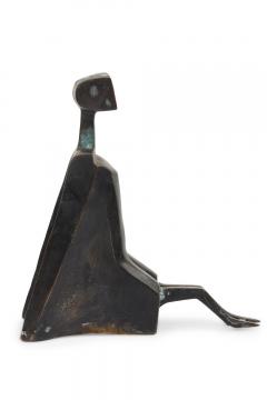 The Seer Limited Edition Bronze Brutalist Contemporary Figural Sculpture - 4195307