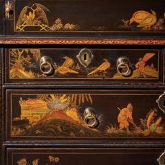 The Sir William Stephenson 18th Century George II Lacquer Chinoiserie Bureau - 4040065