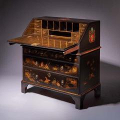 The Sir William Stephenson 18th Century George II Lacquer Chinoiserie Bureau - 4040068