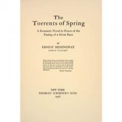 The Torrents of Spring by ERNEST HEMINGWAY - 2771937