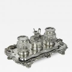 The early Victorian silver Rococo Revival inkstand of General Charles Nepean - 3469128