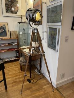 Theater Spotlight manufactured by Furse on Vintage Tripod UK 1950s - 2148638