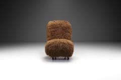 Theo Ruth Congo Lounge Chair in Mongolian Shearling by Theo Ruth The Netherlands 1950s - 4747052