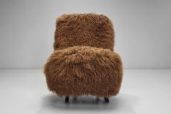 Theo Ruth Congo Lounge Chair in Mongolian Shearling by Theo Ruth The Netherlands 1950s - 4747056