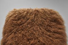Theo Ruth Congo Lounge Chair in Mongolian Shearling by Theo Ruth The Netherlands 1950s - 4747058