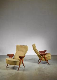 Theo Ruth Pair Theo Ruth chairs The Netherlands 1950s - 783760