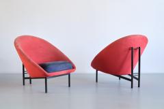 Theo Ruth Pair of Theo Ruth F815 Lounge Chairs Artifort Netherlands 1960s - 3322295