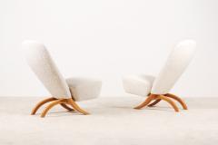 Theo Ruth Theo Ruth Pair of Congo Lounge Chairs for Artifort circa 1950 - 1063247
