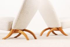 Theo Ruth Theo Ruth Pair of Congo Lounge Chairs for Artifort circa 1950 - 1063251