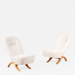 Theo Ruth Theo Ruth Pair of Congo Lounge Chairs for Artifort circa 1950 - 1073434