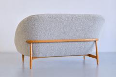 Theo Ruth Theo Ruth Sofa Model 115 in Dedar Boucl and Beech Artifort Netherlands 1958 - 3327161