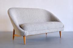 Theo Ruth Theo Ruth Sofa Model 115 in Dedar Boucl and Beech Artifort Netherlands 1958 - 3327165