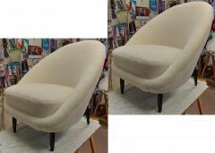 Theo Ruth Theo Ruth for Artifort pair of documented chair newly covered in wool faux fur - 2333367