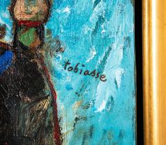 Theo Tobiasse Mid 20th Century Oil on Canvas by Theo Tobiasse - 3246405