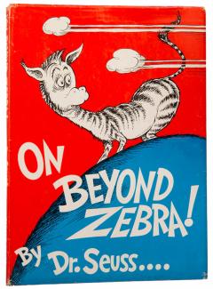 Theodor Seuss Dr Seuss Geisel On Beyond Zebra by Dr SEUSS - 3543409