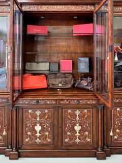 Theodore Alexander Monumental Theodore Alexander China Cabinet with Mother of Pearl Inlay - 4189983