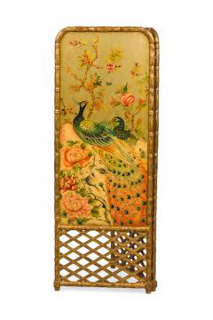 Theodore Alexander Regency Style Chinoiserie Hand Painted Screen - 4658100