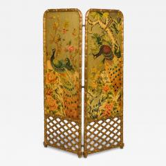 Theodore Alexander Regency Style Chinoiserie Hand Painted Screen - 4689933