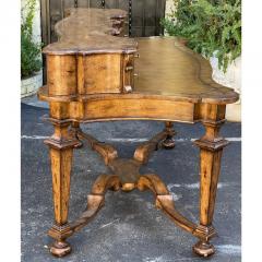 Theodore Alexander Regency Style Theodore Alexander Leather Top Writing Table Desk - 2817494