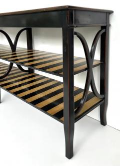 Theodore Alexander Theodore Alexander Atelier de Madeleine Console Table Ebonized and Striped Wood - 3722669