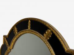 Theodore Alexander Theodore Alexander Queene Anne Style Wall Mirror Black Glass Gilt Metal - 4597871
