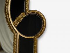 Theodore Alexander Theodore Alexander Queene Anne Style Wall Mirror Black Glass Gilt Metal - 4597872