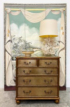 Theodore Alexander Vintage Theodore Alexander Eglomise Mirrored Chests Pair - 4228273