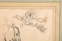 Theodore Gericault A Rare and Important Study Drawing The Charging Chasseur - 2560682