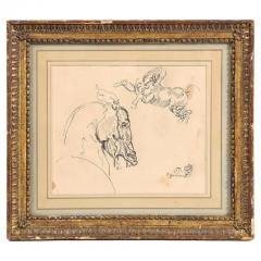 Theodore Gericault A Rare and Important Study Drawing The Charging Chasseur - 2560688