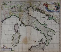 Theodorus Danckerts Italy Sicily Sardinia Corsica and Dalmatian Coast A 17th Century Dutch Map - 2777180