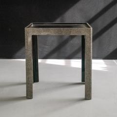 Thierry Voeltzel Side tables in Lacquer and Eggshell - 1182905