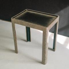 Thierry Voeltzel Side tables in Lacquer and Eggshell - 1182907