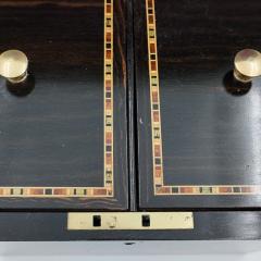 Thomas Barton Hexagonal Tunbridgeware Tea Caddy By Thomas Barton English Circa 1865 - 4534836